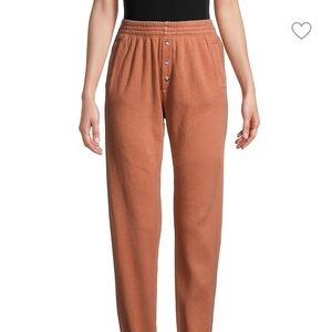 Donni vintage fleece jogger clay XS